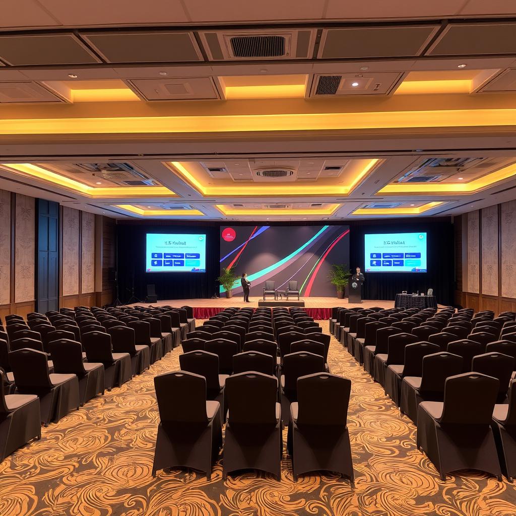 Konferensi korporat di Sutera Hall Alam Sutera