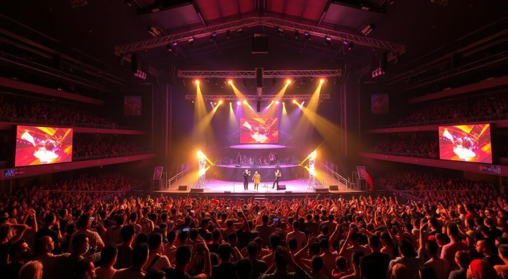 Konser musik dengan ribuan penonton di Sutera Hall Alam Sutera South Tangerang