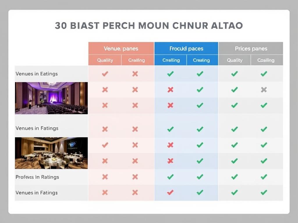 Perbandingan venue di kawasan South Tangerang