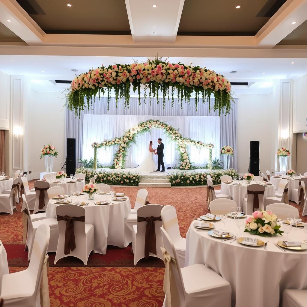 Setup pernikahan mewah di Sutera Hall Alam Sutera