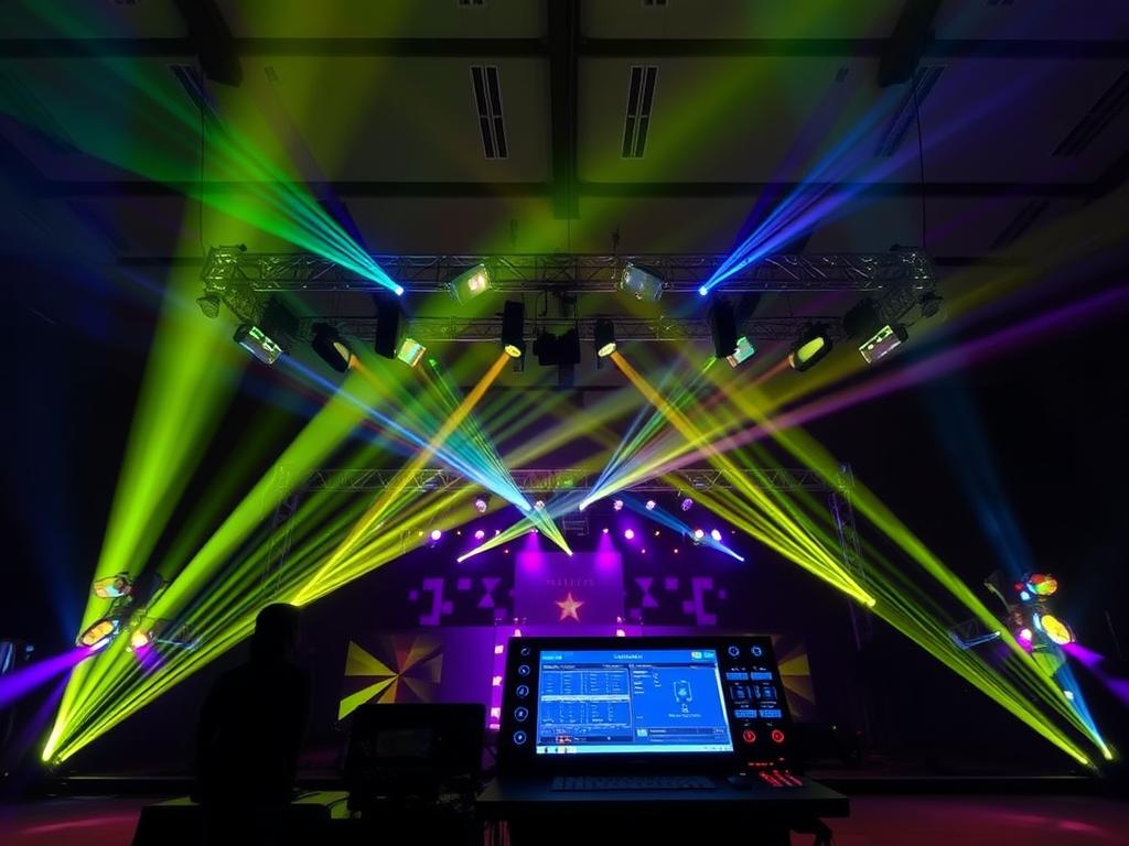 Sistem pencahayaan modern di Sutera Hall Alam Sutera