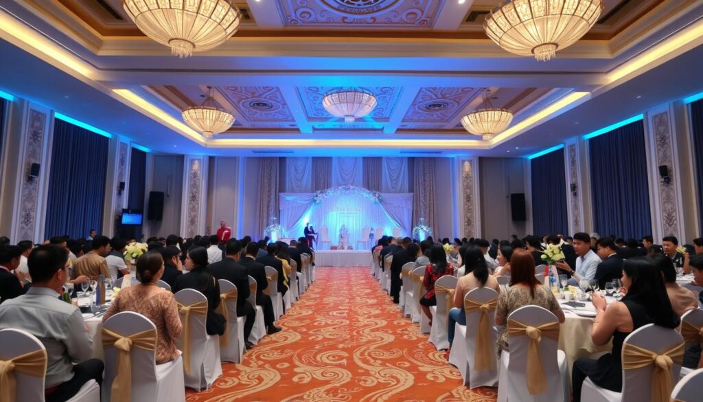 Suasana acara mewah di Sutera Hall Alam Sutera