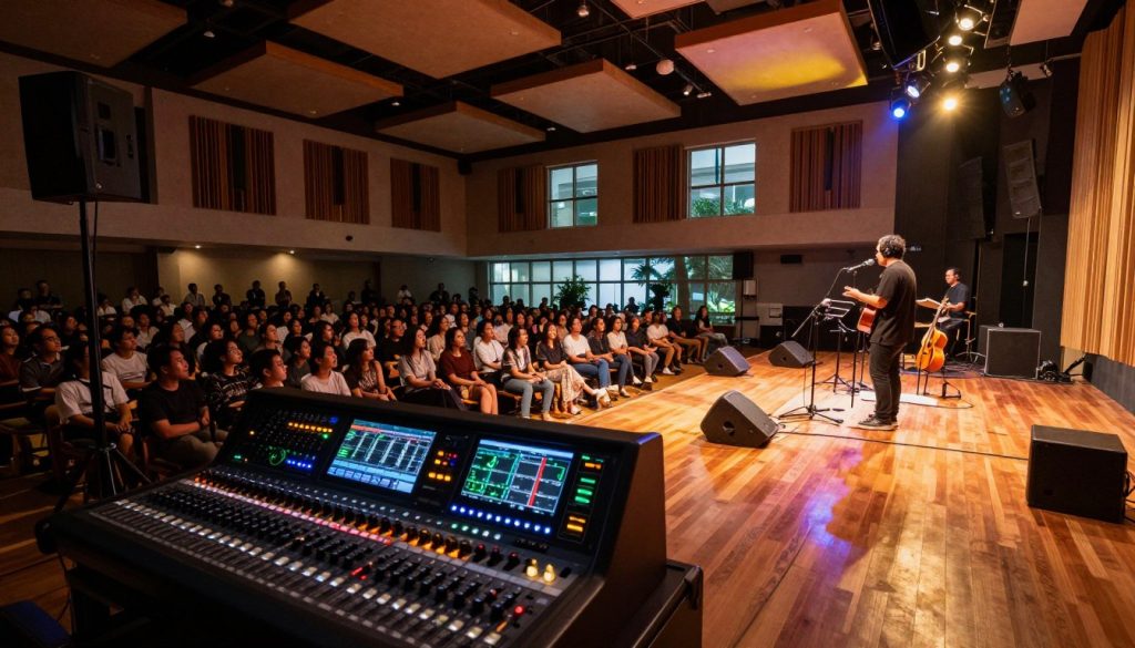 live music performance venue banten