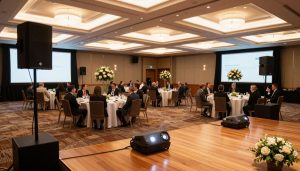 Fasilitas AV Corporate Event Sutera Hall