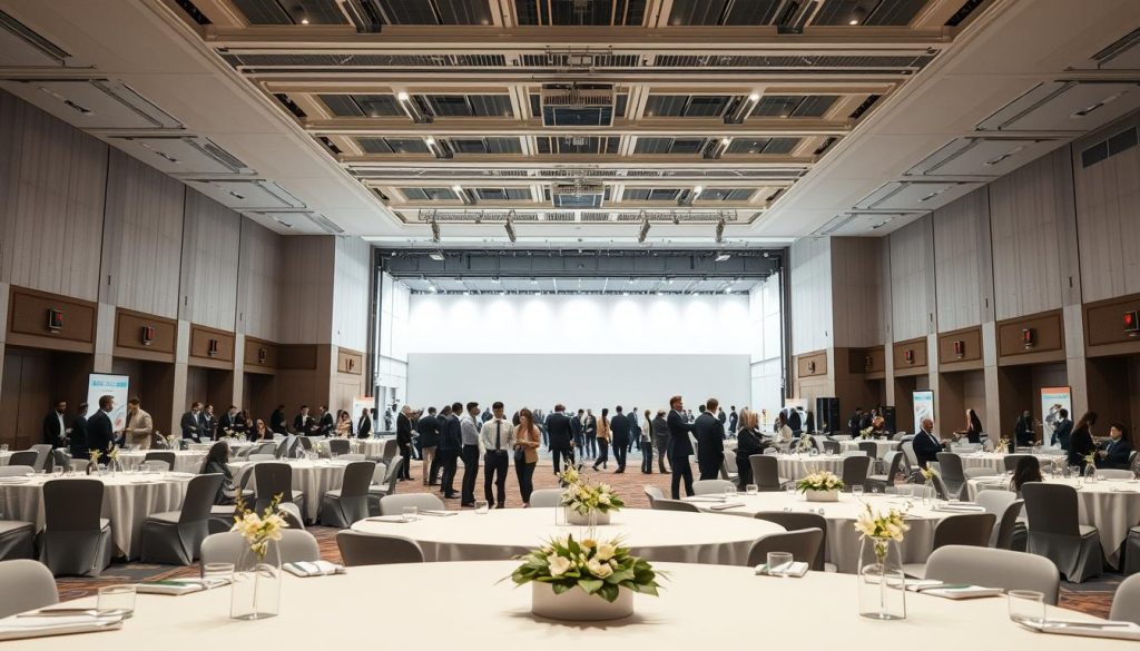 venue pameran dengan akses loading dock besar